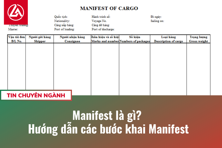 Manifest là gì? Hướng dẫn các bước khai Manifest
