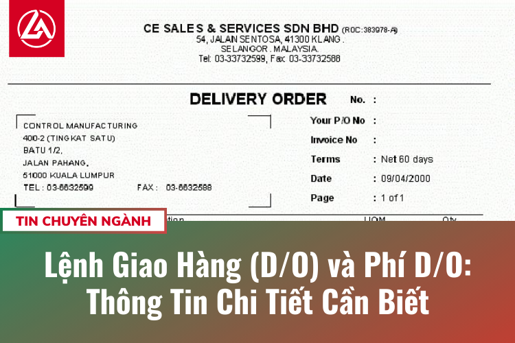 Lệnh Giao Hàng (D/O) và Phí D/O: Thông Tin Chi Tiết Cần Biết
